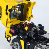 RTR 1/14 RC Tractor Truck Radio Battery Metal NO Lock Differential Axles 2Speed Gearbox 6*6 Lorry Car Model for TAMIYA Trailer