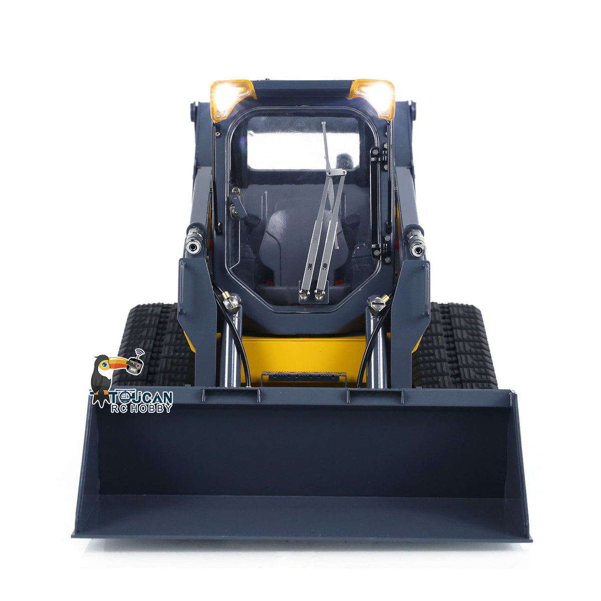 TOUCAN RC HOBBY  SM770 RC Hydraulic Skid-Steer Loader Remote Control Construction Vehicle 3-way Valve for Model Enthusiasts
