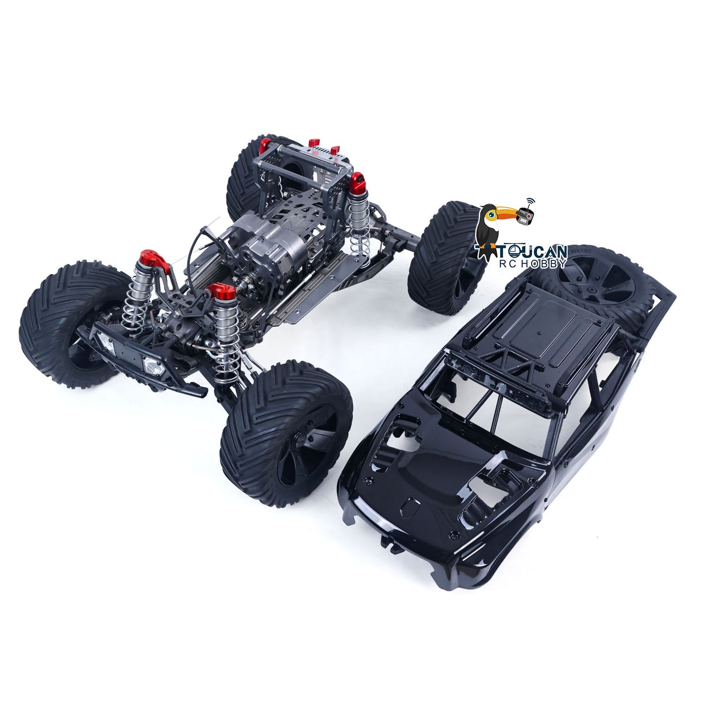 36,4 Zoll 1/5 RC Crawler GR1 Pro Kit Funkgesteuertes Geländewagen 2-Gang-Getriebe Lackiert Fast zusammengebautes DIY-Modellfahrzeug