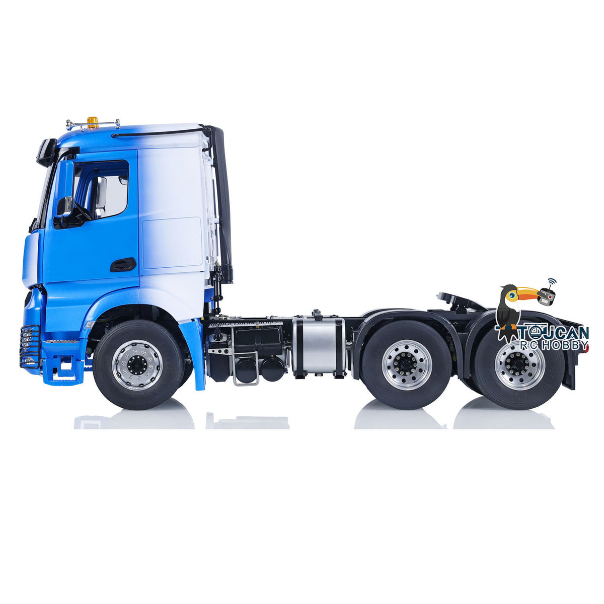 1/14 RC Sattelzugmaschine TOUCAN 6x6 Metallchassis Funkgesteuertes Automodell 2-Gang-Getriebe Licht-Soundsystem