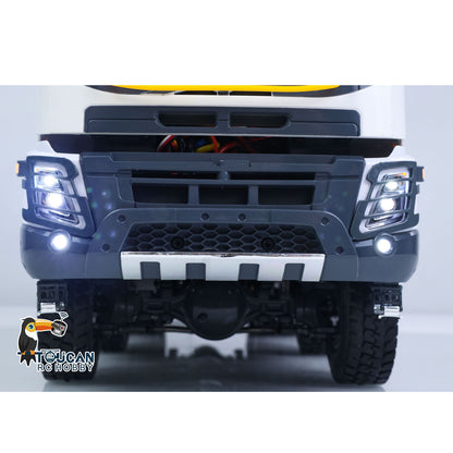 TOUCAN RC HOBBY JDM 1/14 Metal RC Hydraulic Dumper 8x8 Dump Truck Remote Control Tipper 2Speed Gearbox Differential Axle JDM-65D