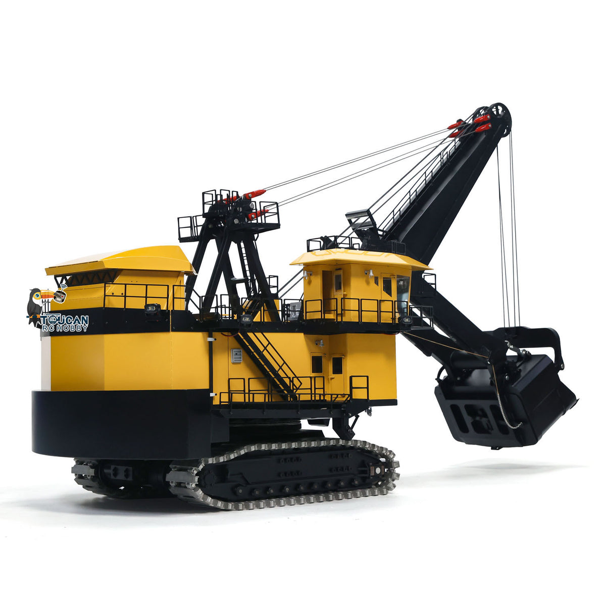 1/25 Metall 4100 RC Elektroseilschaufelbagger Mining Digger P-H4100 RTR Schwere Ausrüstung Maschine Fernbedienung Lichtsystem