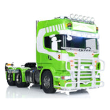 6x6 Metal Chassis 1/14 RC Tractor Truck R620 RTR Model Air Suspension ST8 Radio Light Sound System 3Speed Gearbox