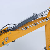 1/14 Remote Control Hydraulic Wheeled Excavator 7CH Valves 2WD/4WD Metal RC Digger RTR Axle Lock Flysky PL18EV Lite Light System