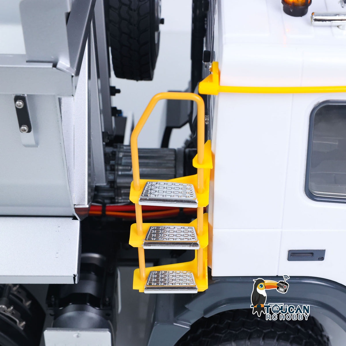 TOUCAN RC HOBBY JDM 1/14 Metal RC Hydraulic Dumper 8x8 Dump Truck Remote Control Tipper 2Speed Gearbox Differential Axle JDM-65D