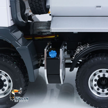 TOUCAN RC HOBBY JDM 1/14 Metal RC Hydraulic Dumper 8x8 Dump Truck Remote Control Tipper 2Speed Gearbox Differential Axle JDM-65D
