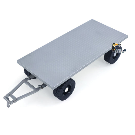 1/14 Metal Trailer for RC Hydraulic Forklift DIY LESU Model Radio Controlled Vehicles Toys