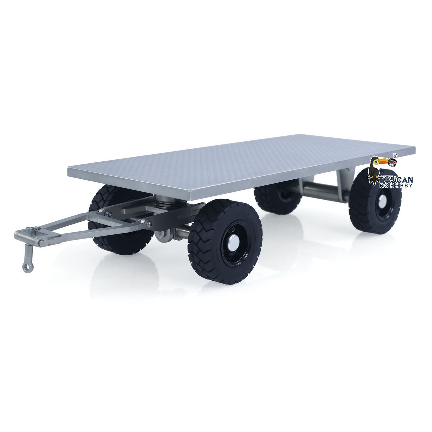 1/14 metall Anhänger für RC Hydraulische Gabelstapler DIY TAMIYA LESU Modell Radio Gesteuert Fahrzeuge Spielzeug