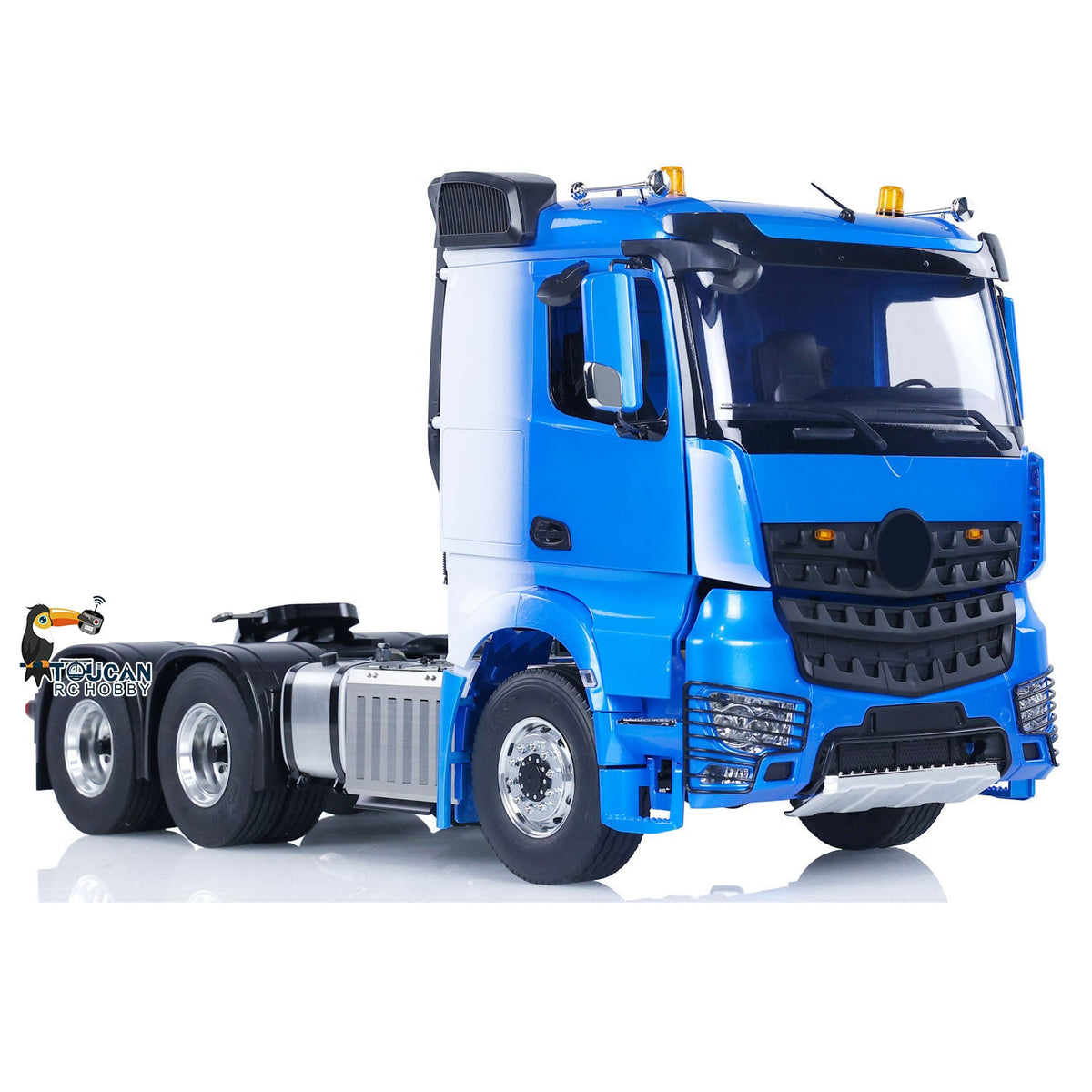 TOUCAN RC HOBBY 6x6 RC Tractor Truck 1/14  Metal Chassis Radio Control Car 2-speed Gearbox