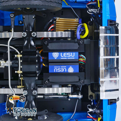 1/14 RC Sattelzugmaschine TOUCAN 6x6 Metallchassis Funkgesteuertes Automodell 2-Gang-Getriebe Licht-Soundsystem