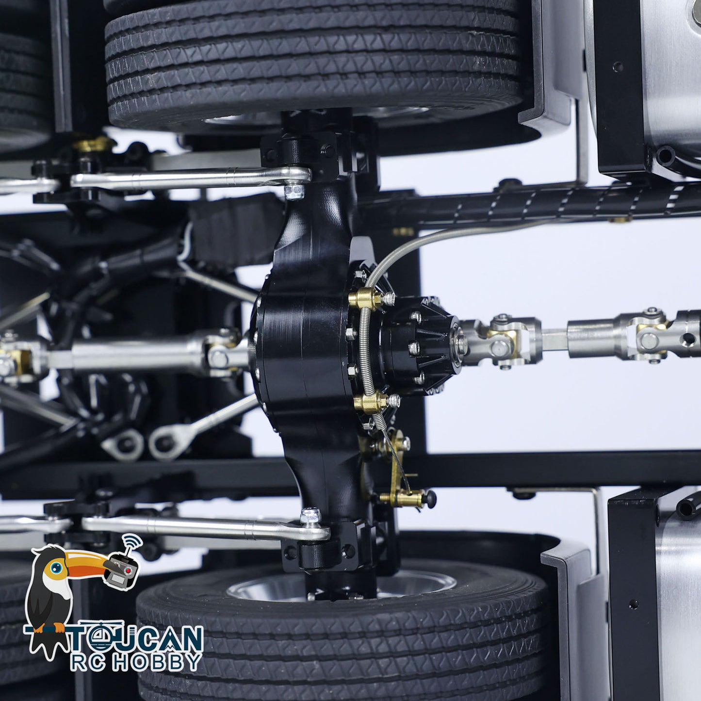 1/14 RC Sattelzugmaschine TOUCAN 6x6 Metallchassis Funkgesteuertes Automodell 2-Gang-Getriebe Licht-Soundsystem