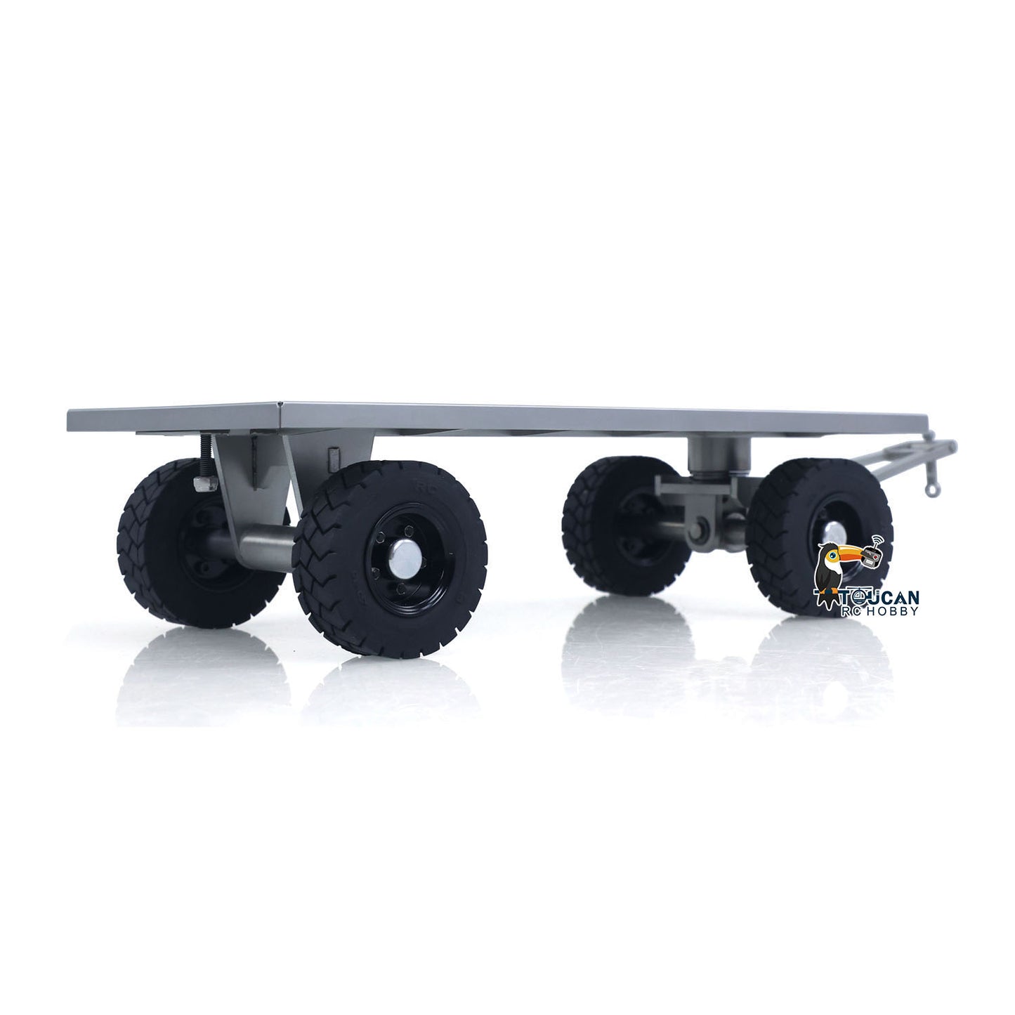 1/14 metall Anhänger für RC Hydraulische Gabelstapler DIY TAMIYA LESU Modell Radio Gesteuert Fahrzeuge Spielzeug