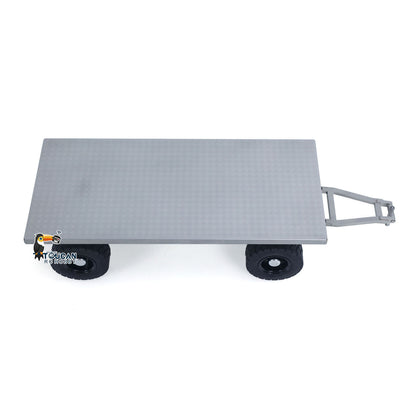 1/14 metall Anhänger für RC Hydraulische Gabelstapler DIY TAMIYA LESU Modell Radio Gesteuert Fahrzeuge Spielzeug