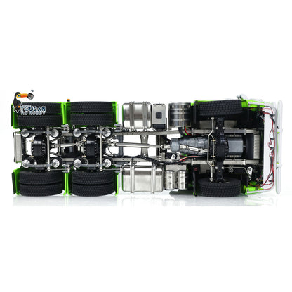 6x6 Metallchassis 1/14 RC Sattelzugmaschine R620 RTR Modell Luftfederung ST8 Radio Licht Sound System 3-Gang-Getriebe