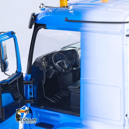 1/14 RC Sattelzugmaschine TOUCAN 6x6 Metallchassis Funkgesteuertes Automodell 2-Gang-Getriebe Licht-Soundsystem