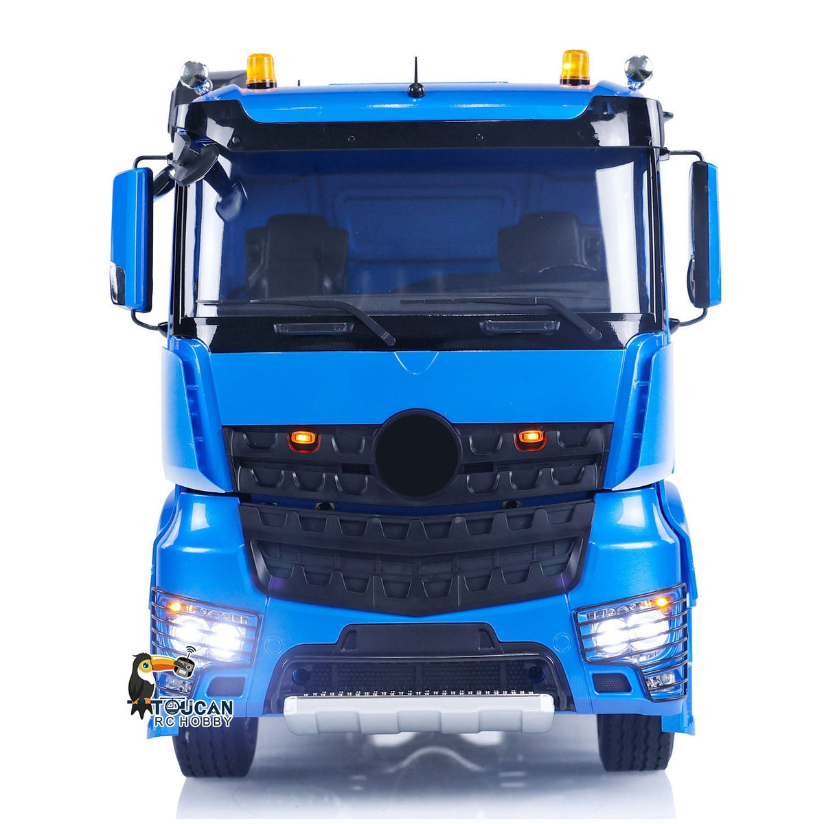 TOUCAN RC HOBBY 6x6 RC Tractor Truck 1/14  Metal Chassis Radio Control Car 2-speed Gearbox