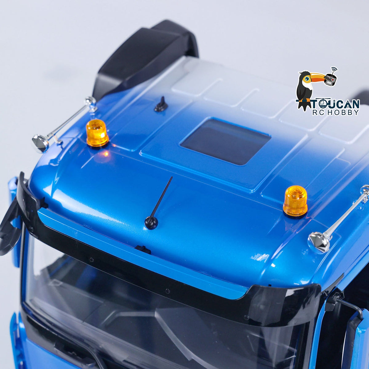 TOUCAN RC HOBBY 6x6 RC Tractor Truck 1/14  Metal Chassis Radio Control Car 2-speed Gearbox