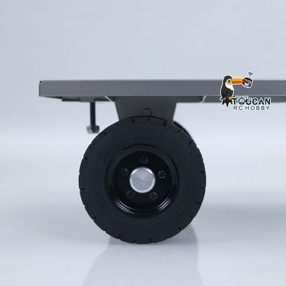 1/14 metall Anhänger für RC Hydraulische Gabelstapler DIY TAMIYA LESU Modell Radio Gesteuert Fahrzeuge Spielzeug