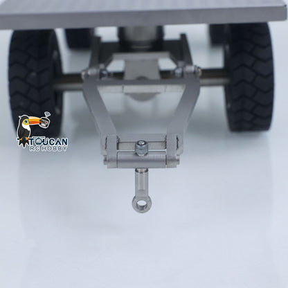 1/14 metall Anhänger für RC Hydraulische Gabelstapler DIY TAMIYA LESU Modell Radio Gesteuert Fahrzeuge Spielzeug