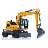 Pre-order 1/14 Remote Control Hydraulic Wheeled Excavator 7-ways Valve RC Digger 2WD/4WD Engineering Vehicle RTR Axle Lock PL18EV Lite