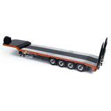 Metal 4-axle Trailers Electric Tailboard Support Leg for 1/14 RC Tractor Truck