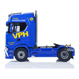 MD MODEL 770S 4X4 Metal Chassis 1/14 RC Tractor Truck Radio Control Lorry Car 2Speed Gearbox Flowing Water Light Cab Suspension