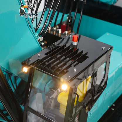 TYMX PC1250 Metal 1/8 RC Hydraulic Excavator Heavy Duty Construction Vehicle Brushless Motor for Model Collectors