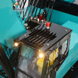 TYMX PC1250 Metal 1/8 RC Hydraulic Excavator Heavy Duty Construction Vehicle Brushless Motor for Model Collectors
