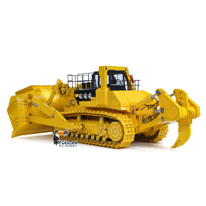 TOUCAN RC HOBBY Metal JDM 1/14 RC Hydraulic Bulldozer Remote Control Construction Vehicle Model 2.4G Truck Realistic Light Sound System
