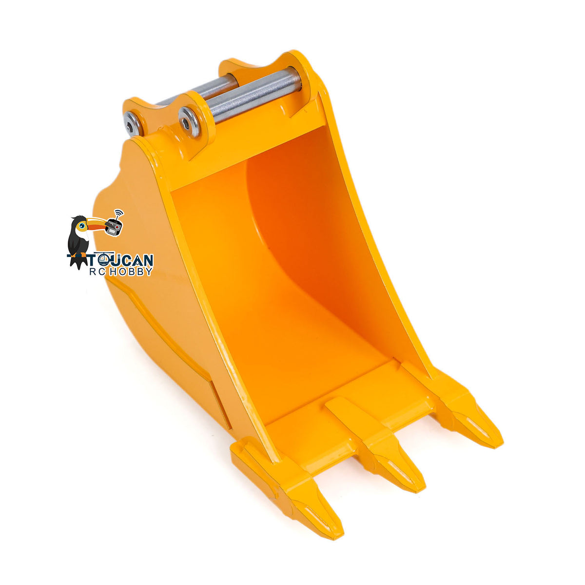 TOUCAN RC HOBBY Metal Trapezoidal/Narrow Toothless/Toothed/Rake/Grille/Bucket for 1/12 Remote Control Hydraulic Excavator 323GX RC Heavy Machine Digger DIY Construction Vehicle