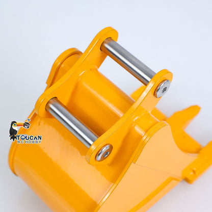 TOUCAN RC HOBBY Metal Trapezoidal/Narrow Toothless/Toothed/Rake/Grille/Bucket for 1/12 Remote Control Hydraulic Excavator 323GX RC Heavy Machine Digger DIY Construction Vehicle