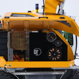 Pre-order 1/14 Remote Control Hydraulic Wheeled Excavator 7-ways Valve RC Digger 2WD/4WD Engineering Vehicle RTR Axle Lock PL18EV Lite