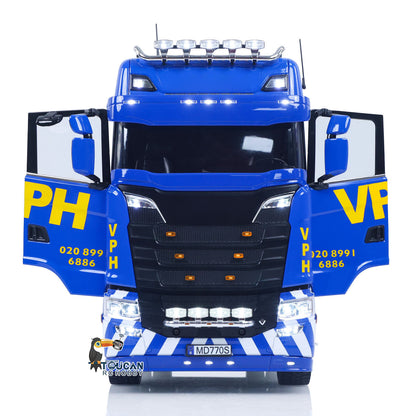 MD-SC-44 1/14 Metal 4x4 RC Tractor Truck RTR w/Differential Locks Wheel Reduction Sound Light Battery Included