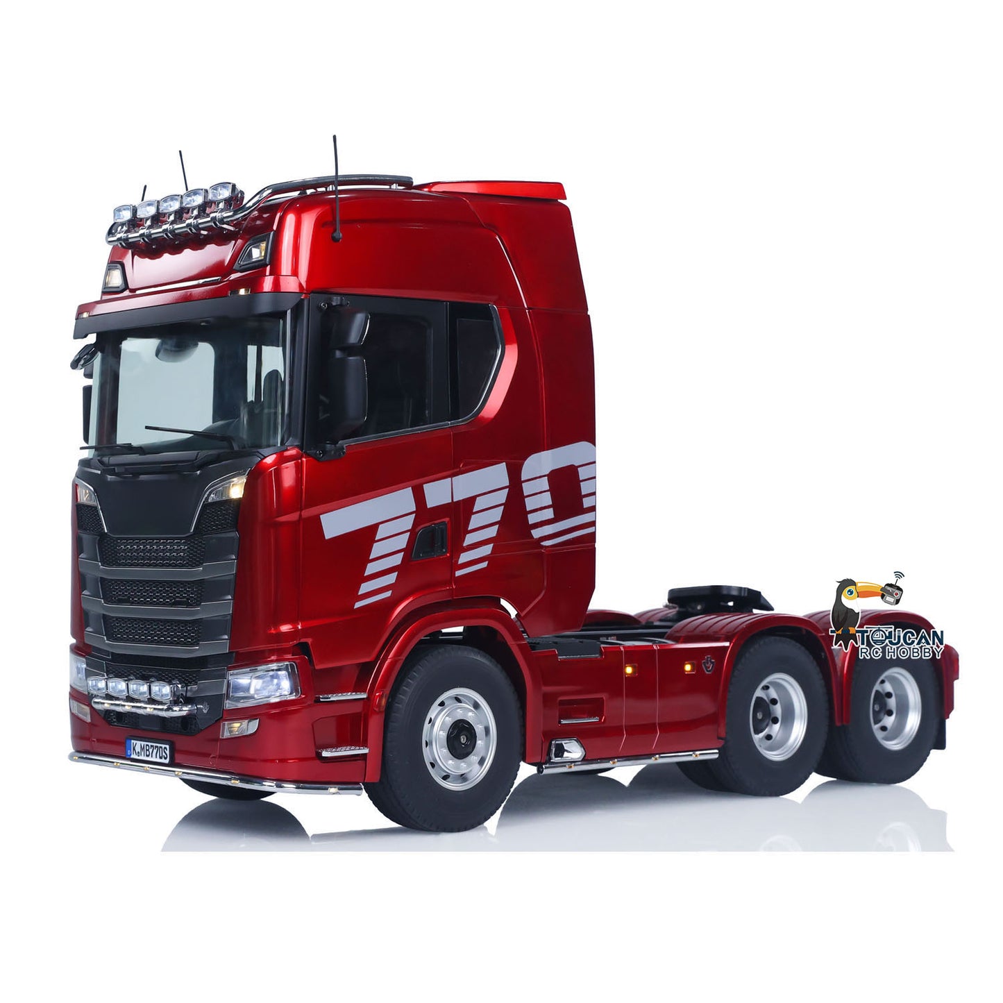 Fast  Free Shipping KABOLITE 1/14 770S 100 RC Tractor Truck 6x6 Remote Control Lorry Car 2Speed Gearbox Differential Lock RTR Model