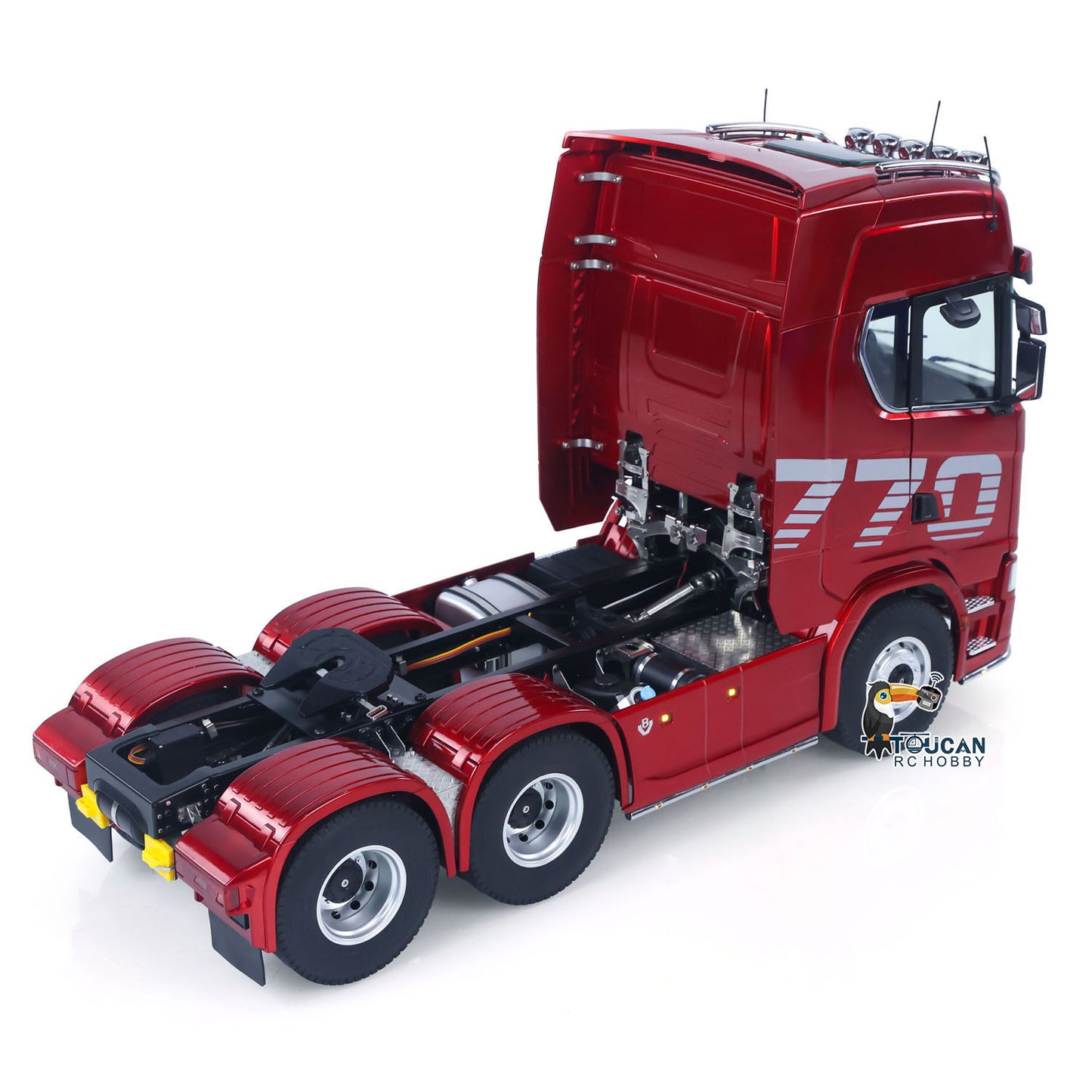 Fast  Free Shipping KABOLITE 1/14 770S 100 RC Tractor Truck 6x6 Remote Control Lorry Car 2Speed Gearbox Differential Lock RTR Model