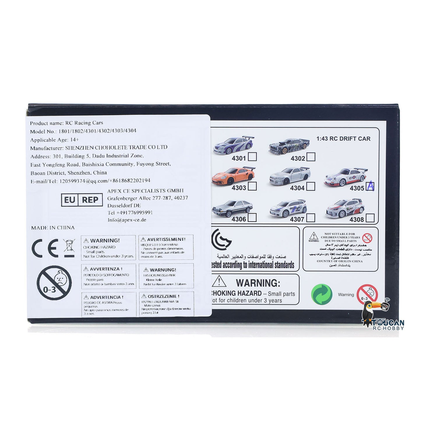 1/43 2,4G Funksteuerung Drift Auto Rennfahrzeuge High Speed 15KM/H 4WD Mini Auto Modell Batterie Lichter RTR Kinder Spielzeug Geschenk 