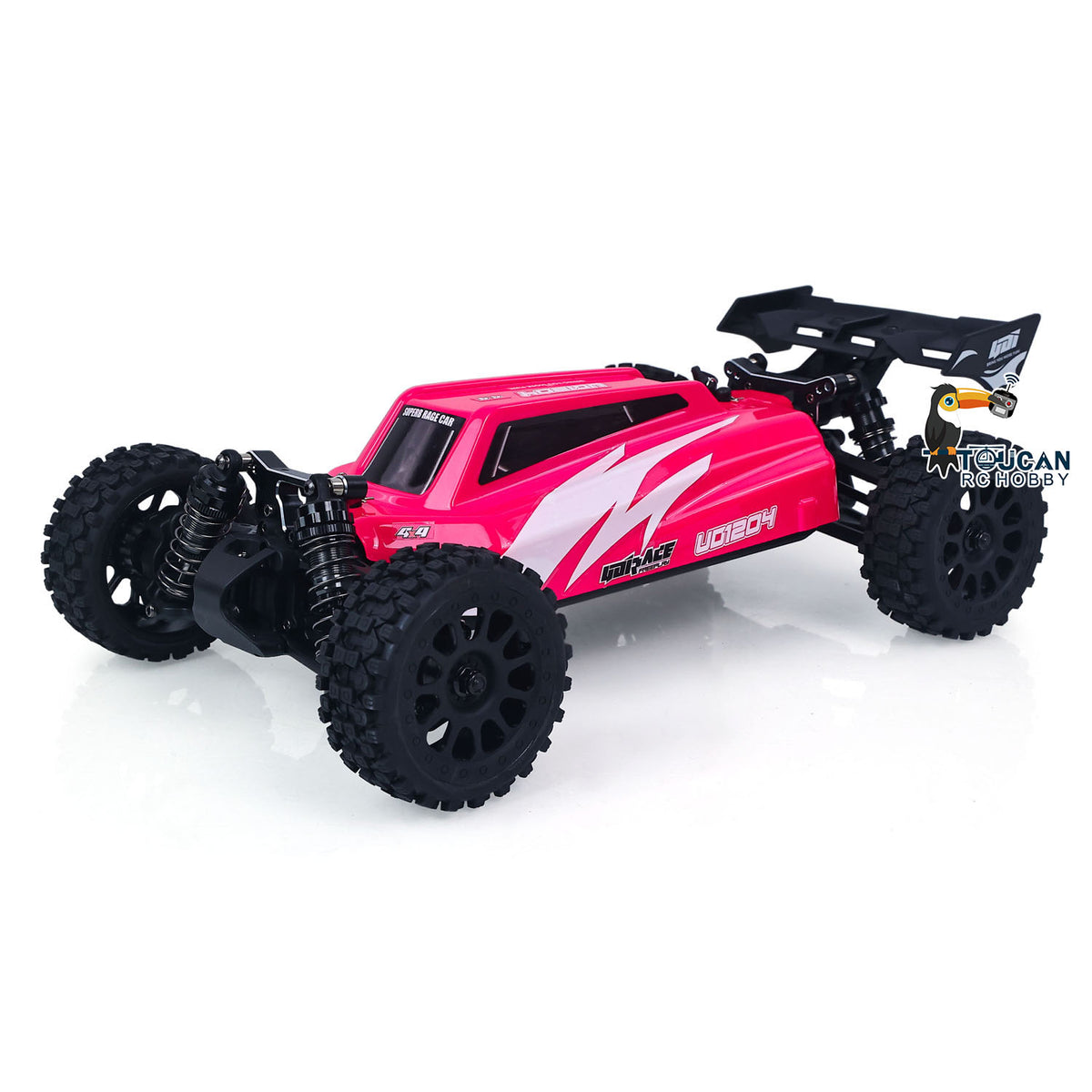 TOUCAN RC HOBBY 80KM/H Udi RC 1/12 4WD Remote Control Off Road Car UD1204PRO Gyroscope Metal Drive Shaft Brushless Motor No Light Sound System