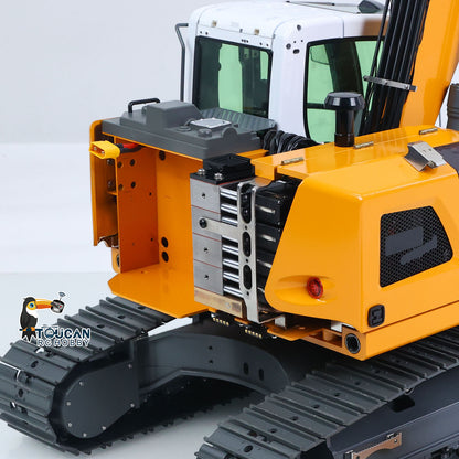 TOUCAN RC HOBBY JDM-208U-R920 1/14 Metal Hydraulic Excavator 7-ways Reversing Valve Quick Release Coupler Dual Cooling System for Model Enthusiasts
