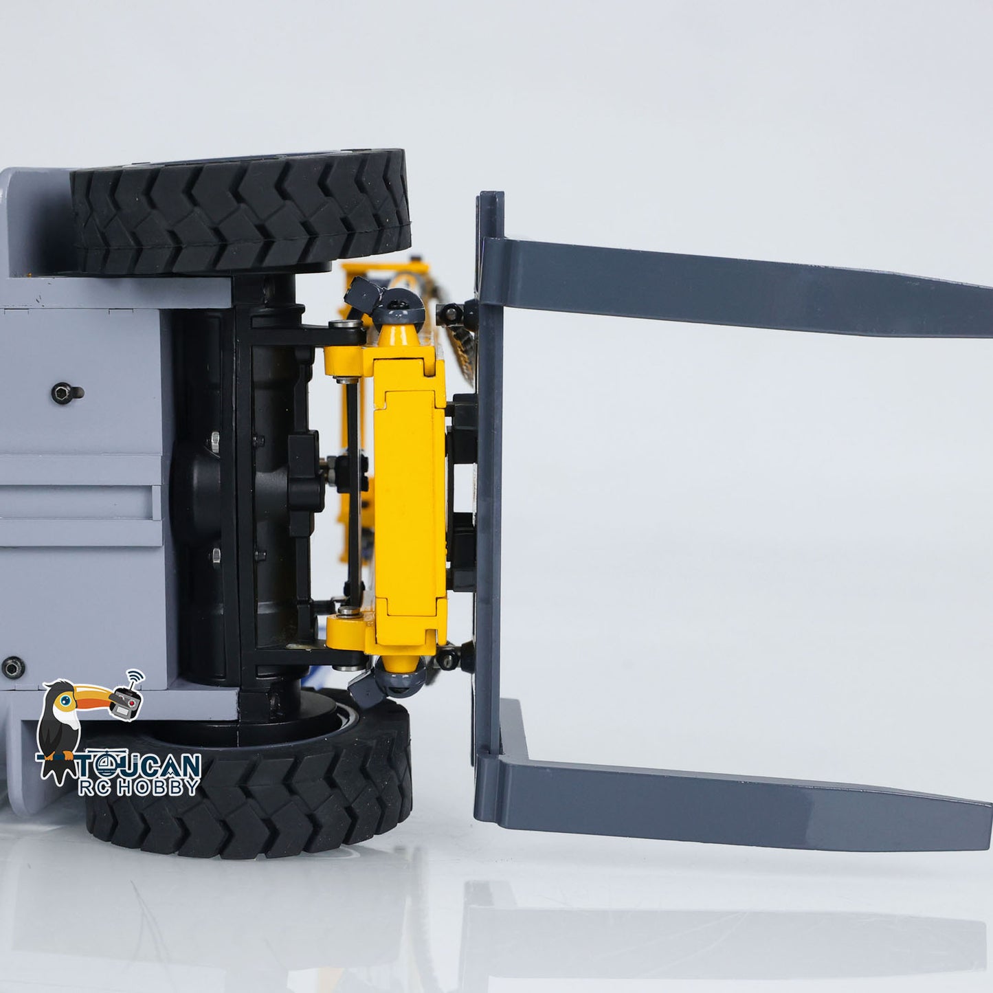 1/14 Skala RC Hydraulische Gabelstapler Metall Rädern Transfer Fahrzeug RTR Folk Lift Truck Licht Sound