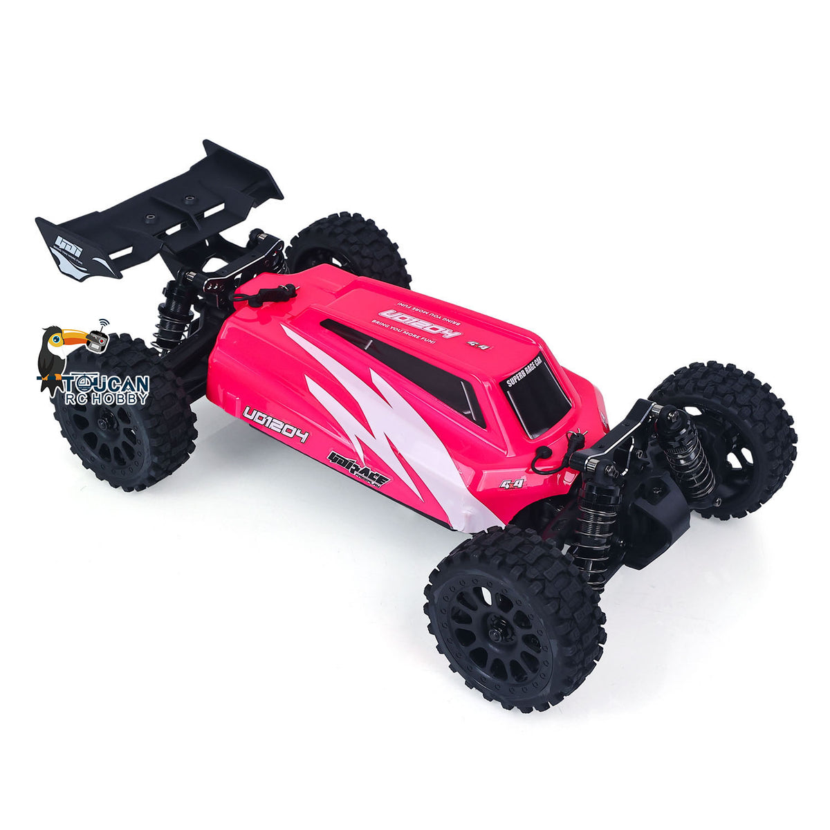 TOUCAN RC HOBBY 80KM/H Udi RC 1/12 4WD Remote Control Off Road Car UD1204PRO Gyroscope Metal Drive Shaft Brushless Motor No Light Sound System
