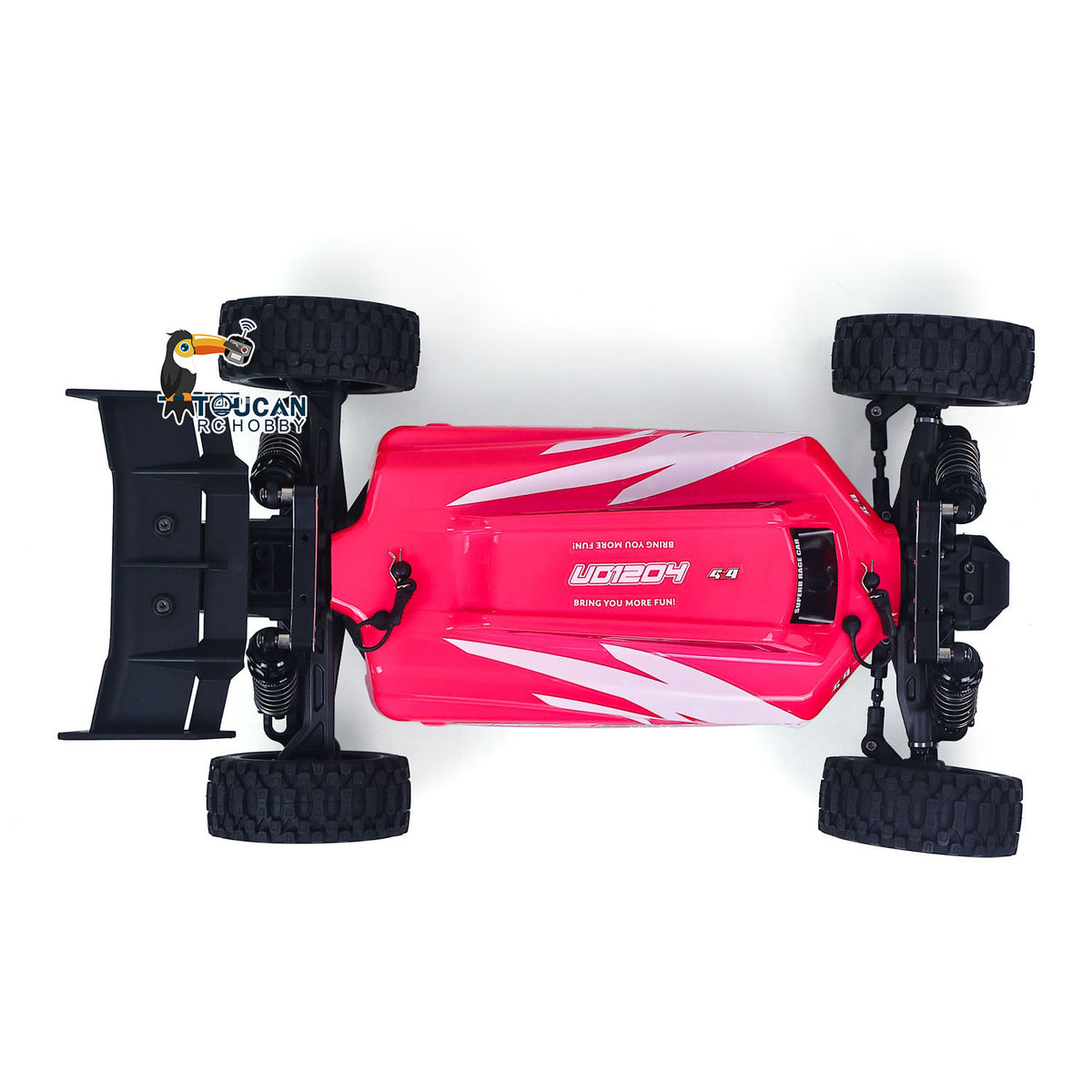 TOUCAN RC HOBBY 80KM/H Udi RC 1/12 4WD Remote Control Off Road Car UD1204PRO Gyroscope Metal Drive Shaft Brushless Motor No Light Sound System