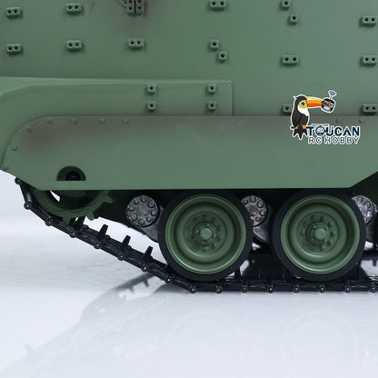 TOUCAN RC HOBBY Tongde TD3.0 1/16 Scale RC Armored Transport Vehicle Remote Control Tank Model Infrared Combat 320degrees Rotating Sound Smoke Lights