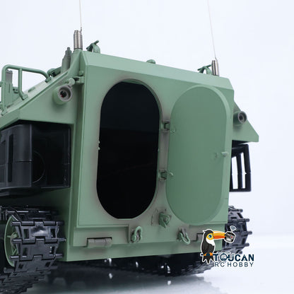 TOUCAN RC HOBBY Tongde TD3.0 1/16 Scale RC Armored Transport Vehicle Remote Control Tank Model Infrared Combat 320degrees Rotating Sound Smoke Lights
