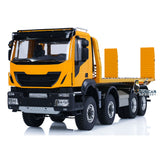 1/14 8x8 RC Hydraulic Equipment Remote Control Rescue Vehicles Wrecker Truck Sounds Lights Assembled Painted Hobby Model DIY