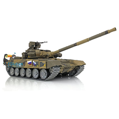 Henglong 1/16 TK7.0 Profession Russia T90 3938 RTR RC Tank with 360 Degrees Turret BB IR Smoke Metal Tracks Sprockets Idlers Road Wheels Gearbox