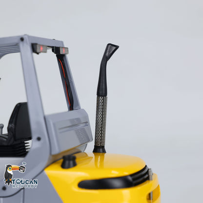 1/14 Skala RC Hydraulische Gabelstapler Metall Rädern Transfer Fahrzeug RTR Folk Lift Truck Licht Sound