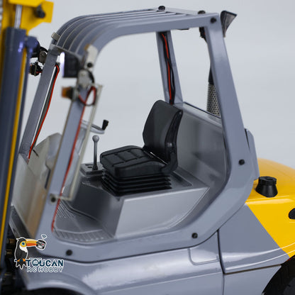 1/14 Skala RC Hydraulische Gabelstapler Metall Rädern Transfer Fahrzeug RTR Folk Lift Truck Licht Sound