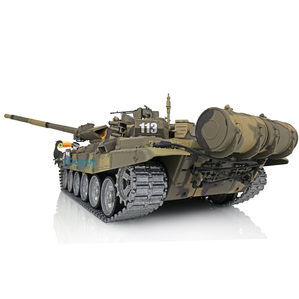 Henglong 1/16 TK7.0 Profession 3938 Russian T90 RTR RC Tank FPV 360 Degrees Turret IR BB Smoke Metal Sprockets Idlers Road Wheels