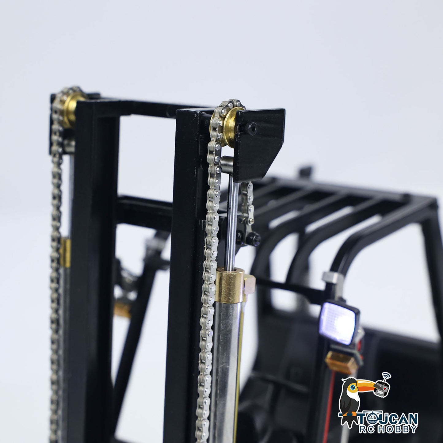 Metall 1/14 RC Hydraulische Ausrüstung Radio Control Gabelstapler Rädern Transfer Auto Bau Fahrzeuge LED Licht Sound System PNP 