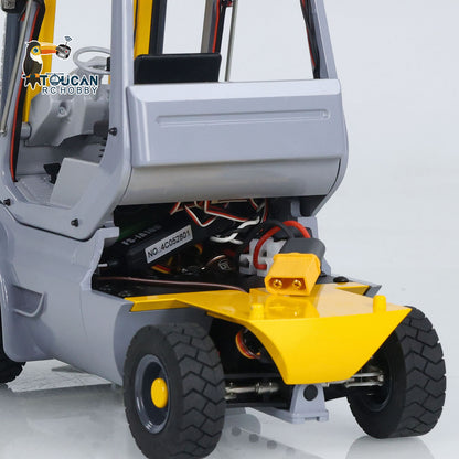 1/14 Skala RC Hydraulische Gabelstapler Metall Rädern Transfer Fahrzeug RTR Folk Lift Truck Licht Sound